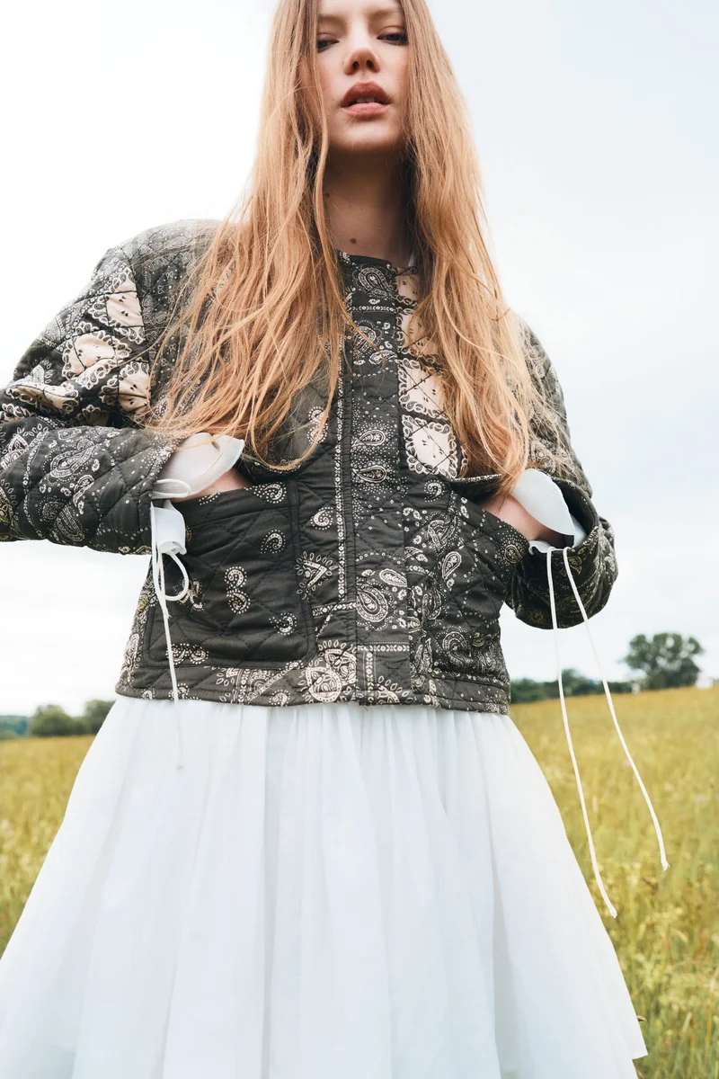 H&M Quilted cotton jacket